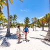 Couple at Crandon Park Beach